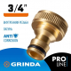 Адаптер GRINDA PROLine 8-426102 с внутренней резьбой, латунный 3/4"