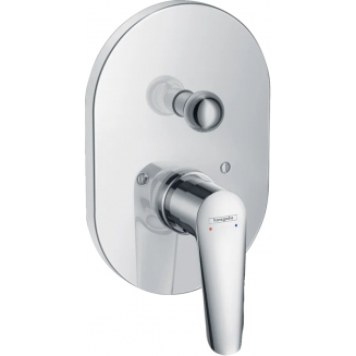 Встраиваемый смеситель для душа и ванны HANSGROHE Logis E 71408000 С ВНУТРЕННЕЙ ЧАСТЬЮ, хром
