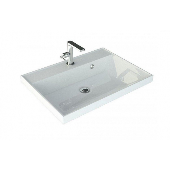 Тумба с раковиной STYLE LINE Стокгольм 60 графит софт, раковина Andrea Classic 60