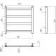 Полотенцесушитель водяной TERMINUS Ното П4 500х500
