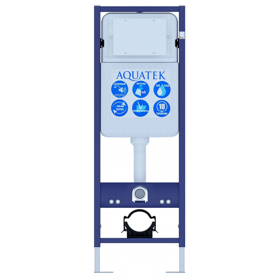Система инсталляции для унитазов AQUATEK Standart 37 INS-0000017 со звукоизоляционной плитой
