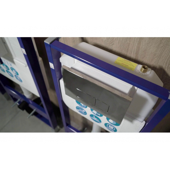 Система инсталляции для унитазов AQUATEK Standart 37 INS-0000017 со звукоизоляционной плитой