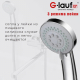 Смеситель для ванны GLAUF GOB7-A134 хром