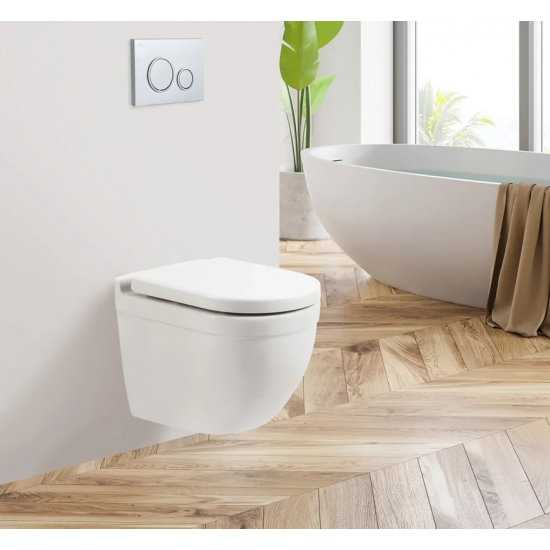 Унитаз подвесной BELBAGNO Senso-R BB017CHR безободковый, крышка BB865SC с микролифтом