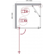 Душевой уголок BelBagno ETNA-A-1-100-C-Cr стекло прозрачное