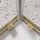 Душевой уголок BelBagno LUCE-A-2-90-C-ORO стекло прозрачное, профиль золото