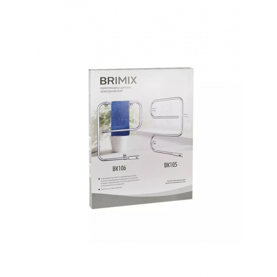 Полотенцесушитель электрический BRIMIX BK107 М-образный 400x600x100 