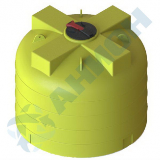 Ёмкость AНИОН 4500КАС_ВФК3 объем 4500 литров с откидной крышкой жёлтая