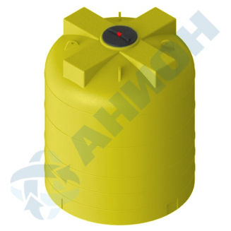 Ёмкость AНИОН 6100КАС_ВФК2 объем 6100 литров со съёмной крышкой жёлтая