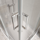 Душевой уголок BelBagno LUCE-A-2-80-C-Cr стекло прозрачное, профиль хром