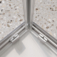 Душевой уголок BelBagno LUCE-A-2-80-C-Cr стекло прозрачное, профиль хром