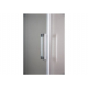 Душевая дверь в нишу AQUANET Beta NWD6221 120x200 L левая стекло прозрачное, профиль хром