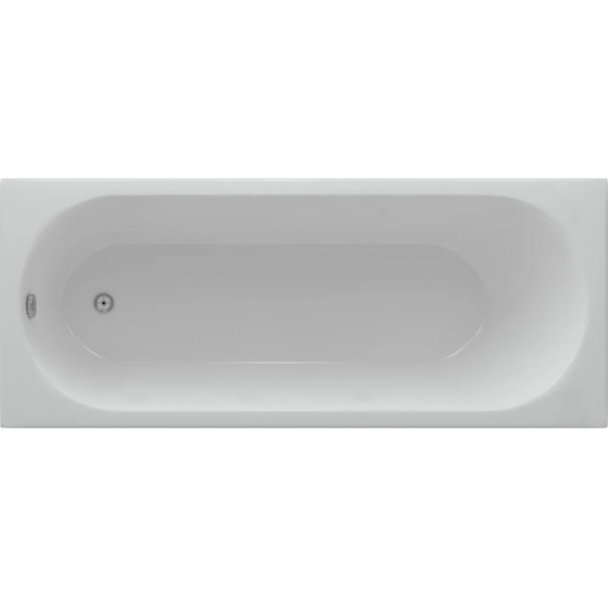 Акриловая ванна АКВАТЕК Оберон OBR180-0000003 180x80 см, с каркасом и фронтальным экраном слив слева