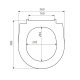 Сиденье для унитаза SANITA ID 01 001 Самарский, Лада, Виктория, Идеал, полипропиленовое
