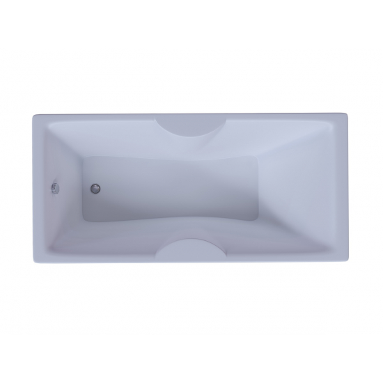 Акриловая ванна АКВАТЕК Феникс FEN180-0000069 180x85 см, с каркасом и фронтальным экраном слив слева