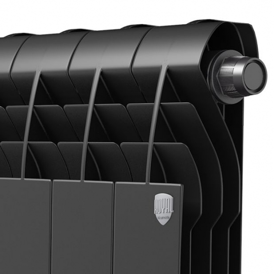 Радиатор биметаллический ROYAL THERMO BiLiner Noir Sable 500/87 VR 10 секций