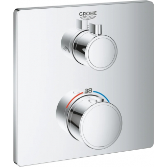 Термостатический смеситель встраиваемый GROHE Grohtherm 24079000 для душа, хром