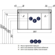 Тумба с раковиной АКВАТОН Шерилл 85