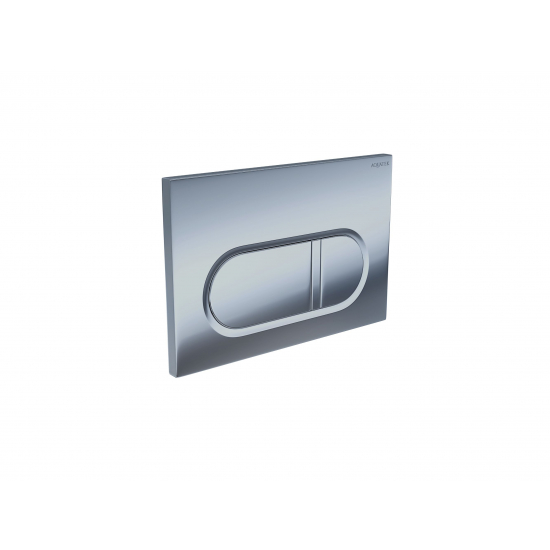 Кнопка для инсталляции AQUATEK KDI-0000044 (016C) хром матовый, клавиши прямоугольные