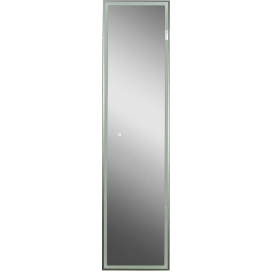 Шкаф-пенал с зеркалом STWORKI Кронборг МВК077 40, с подсветкой, черный