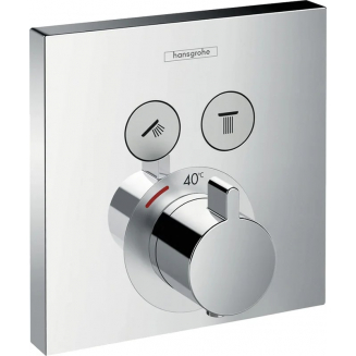 Термостатический смеситель встраиваемый HANSGROHE ShowerSelect 15763000 для душа, хром