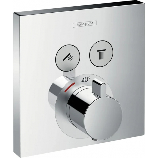Термостатический смеситель встраиваемый HANSGROHE ShowerSelect 15763000 для душа, хром