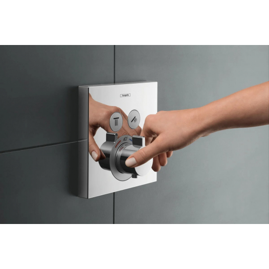 Термостатический смеситель встраиваемый HANSGROHE ShowerSelect 15763000 для душа, хром