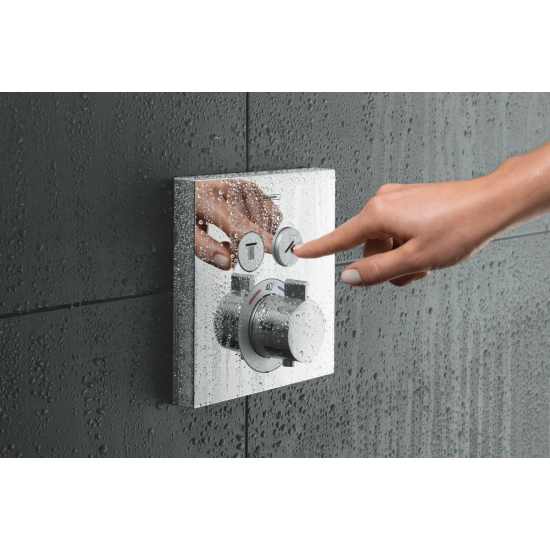 Термостатический смеситель встраиваемый HANSGROHE ShowerSelect 15763000 для душа, хром