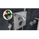 Термостатический смеситель встраиваемый HANSGROHE ShowerSelect 15763000 для душа, хром