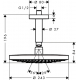 Верхний душ HANSGROHE Raindance Select S 240 2jet 26469000 EcoSmart