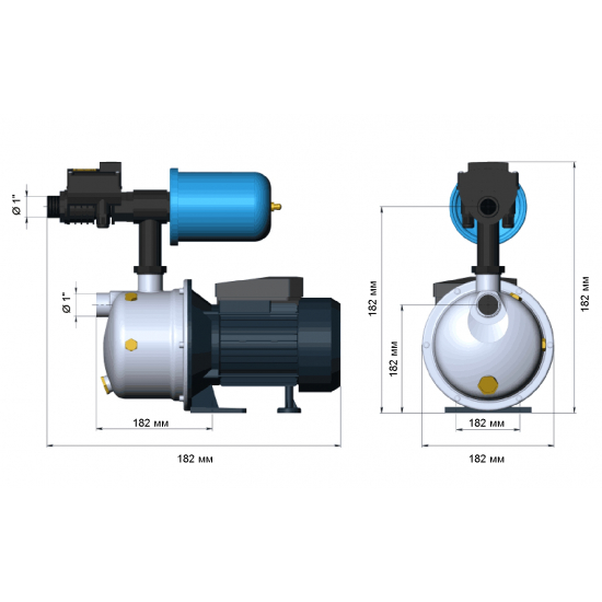 Насосная станция адаптивная UNIPUMP АКВАРОБОТ JS 60