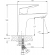 Смеситель для раковины TOKITO Semboku TOK-SEM-1011