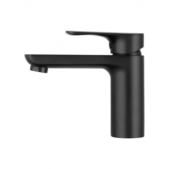 Смеситель для раковины WONZON & WOGHAND Line WW-A40732-MB чёрный матовый