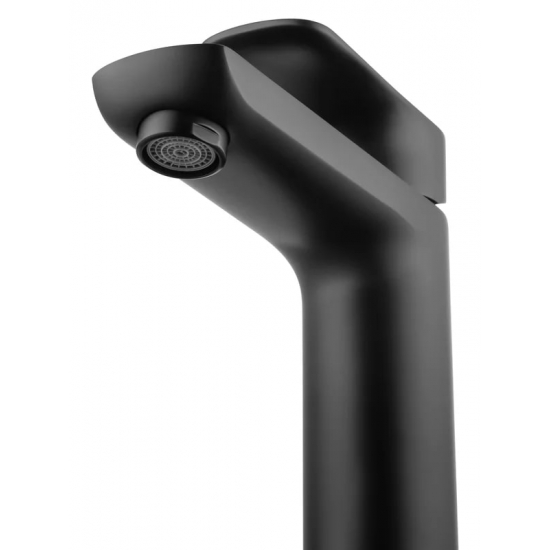 Смеситель для раковины WONZON & WOGHAND Line WW-A40732-MB чёрный матовый