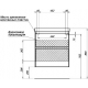 Тумба с раковиной AQUANET Гласс 60 белая 