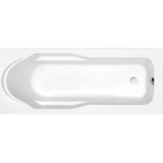 Акриловая ванна CERSANIT Santana 160x70 см, с каркасом, ультрабелая