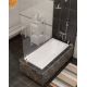 Акриловая ванна CERSANIT Lorena 63322 (WP-LORENA*160) без опоры 160x70 см, ультрабелая