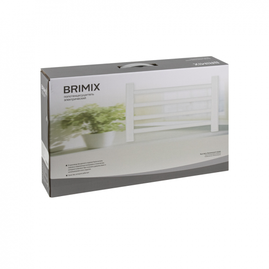 Полотенцесушитель BRIMIX 08120W 300x500x85 электрический лесенка белый