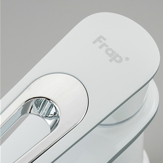 Смеситель для раковины FRAP H49 F1049 белый/хром