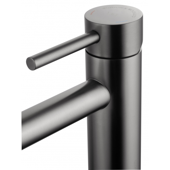 Смеситель для раковины WONZON & WOGHAND WW-H9089-BGG тёмный графит