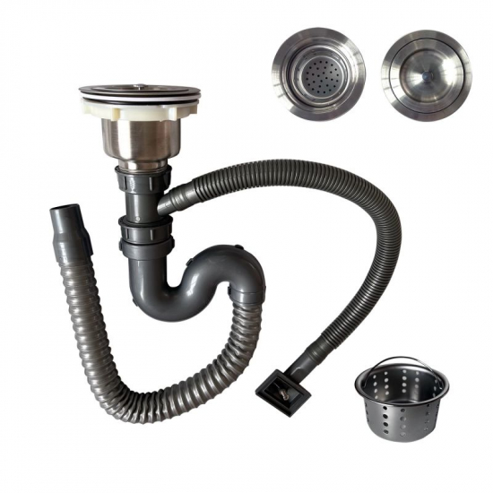 Мойка для кухни MIXLINE PRO 750х460x3 мм настольная с дозатором, смесителем, омывателем, графит