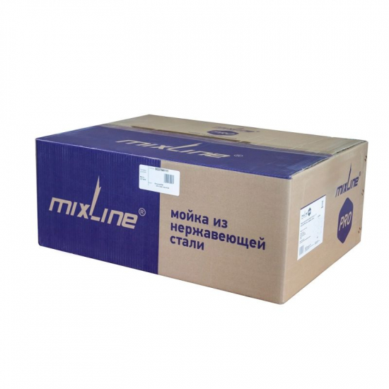 Мойка для кухни MIXLINE PRO 750х460x3 мм настольная с дозатором, смесителем, омывателем, графит