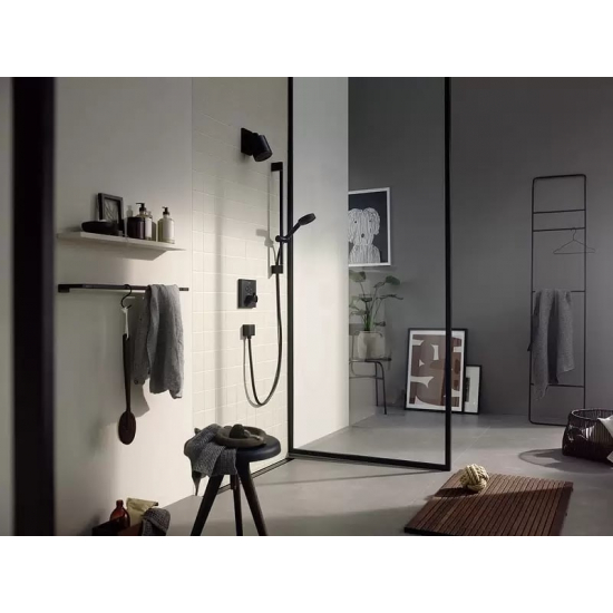 Душевой набор HANSGROHE Pulsify Relaxation 105 3jet 24303670, 1,6, матовый чёрный