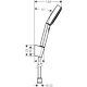 Душевой набор HANSGROHE Pulsify Relaxation 105 3jet 24303670, 1,6, матовый чёрный