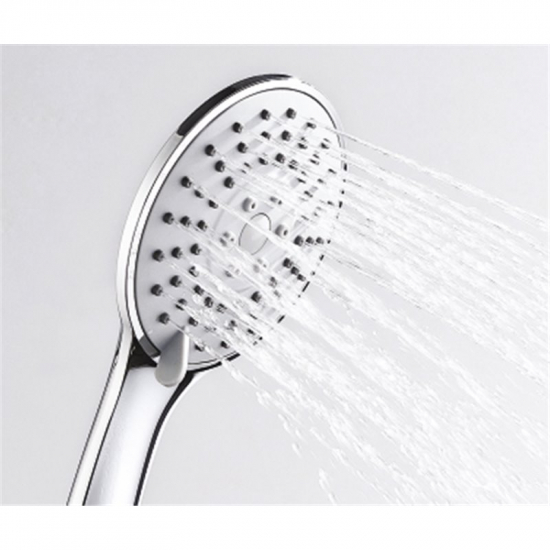 Лейка для душа WASSERKRAFT A002 хром, 3 режима
