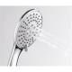 Лейка для душа WASSERKRAFT A002 хром, 3 режима