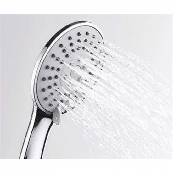 Лейка для душа WASSERKRAFT A002 хром, 3 режима