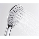 Лейка для душа WASSERKRAFT A002 хром, 3 режима