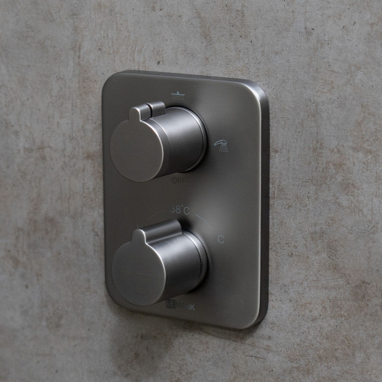 Душевой комплект LEMARK Bronx LM3742GM графит С ВНУТРЕННЕЙ ЧАСТЬЮ