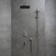 Душевой комплект LEMARK Bronx LM3742GM графит С ВНУТРЕННЕЙ ЧАСТЬЮ